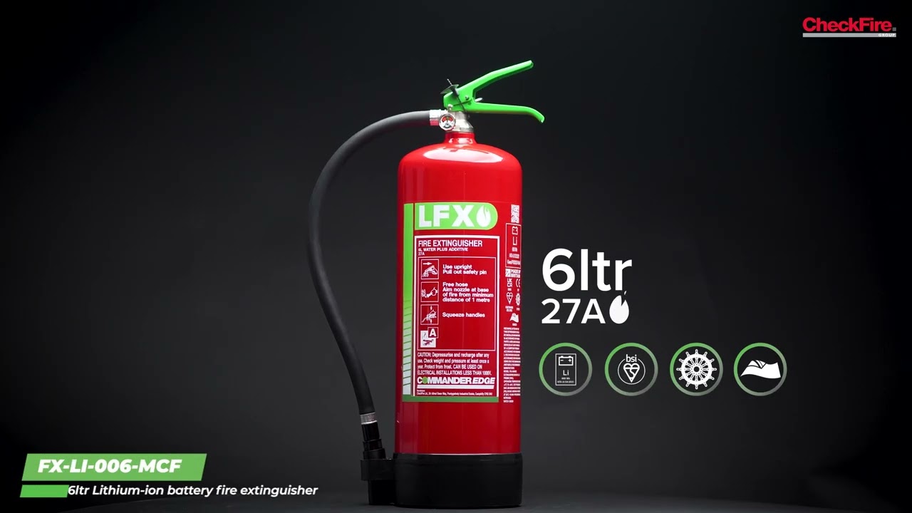CommanderEDGE LFX Lithium-Ion Battery Fire Extinguishers