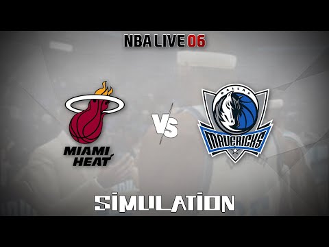 NBA Live 06 (2005) - Miami Heat vs Dallas Mavericks [Gameplay Simulation]