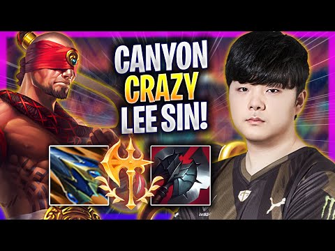 CANYON CRAZY GAME WITH LEE SIN! - GEN Canyon Plays Lee Sin JUNGLE vs Vi! | Season 2024