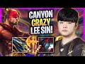 CANYON CRAZY GAME WITH LEE SIN! - GEN Canyon Plays Lee Sin JUNGLE vs Vi! | Season 2024