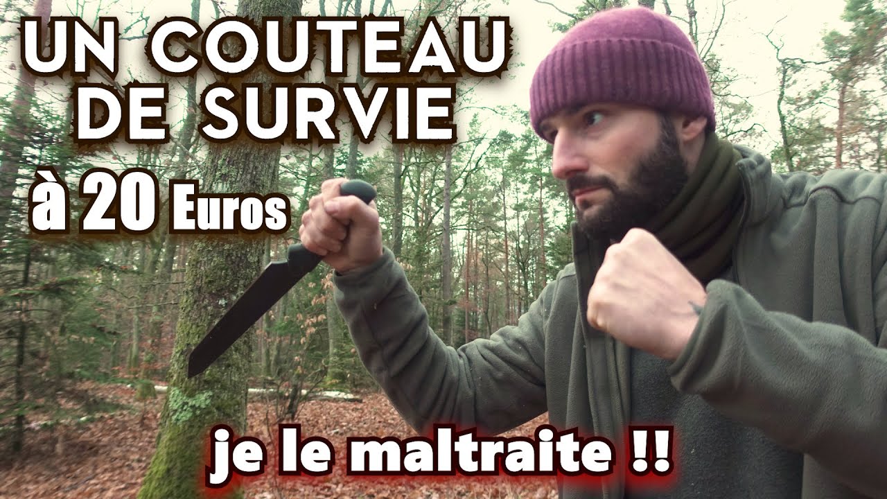 On Test un couteau de SURVIE à 27€ (est-ce que ca vaut le coup !)