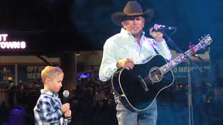 &quot;God and Country Music&quot; George Strait w/special guest, grandson Harvey Strait
