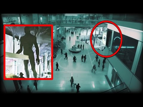 Inside the Miami Mall The video of the Alien Caught by Security Cameras