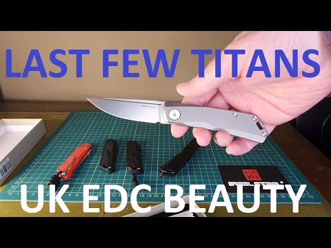 Yet another Real Steel Luna!  Titan completes my collection.  The original slipjoint EDC in N690