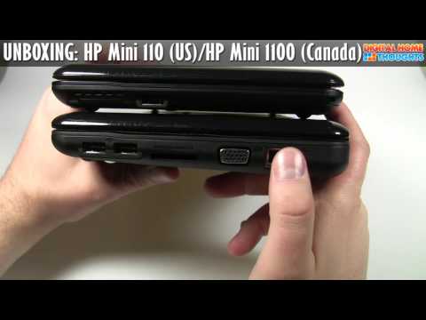 UNBOXING: HP Mini 110 (USA) / HP Mini 1100 (Canada) Netbook
