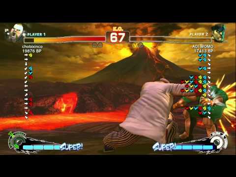 AOI MOMO [Bison] vs chobixinco [Rufus] SSF4 Japanese Online Ranked Matches - TRUE-HD