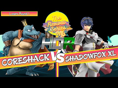 TRS #6 HDR Losers Round 1 - CoreShack (King K. Rool) Vs. ShadowFox XL (Marth)