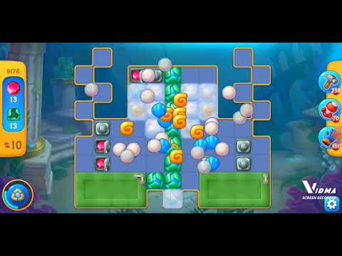 Fishdom. 9176 level no boosters and diamonds. 15 moves