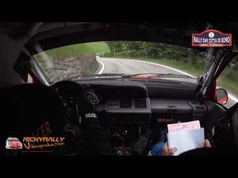CAMERA CAR BATTISTINI   CERON 1° RALLYDAY CITTA' DI SCHIO 2016 P S 4 SANTA CATERINA