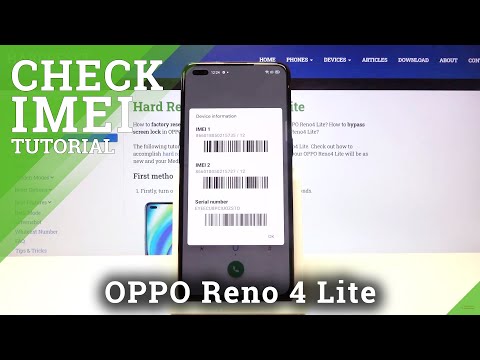 How to Check IMEI & SN in OPPO Reno 4 Lite – Find Special Device Numbers