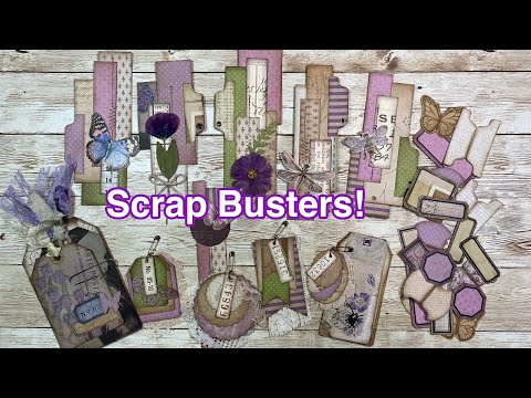 Another Scrap-buster, I used all of the scraps!