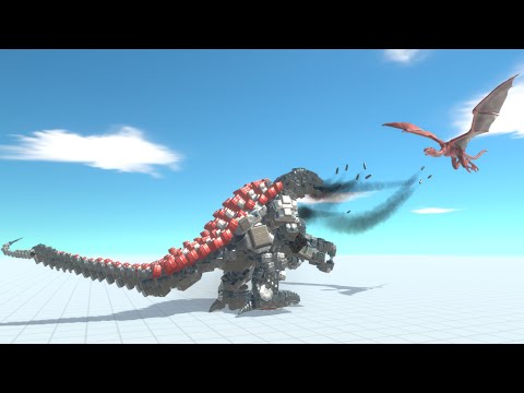 MECHA GODZILLA 2021 vs UNITS - Animal Revolt Battle Simulator