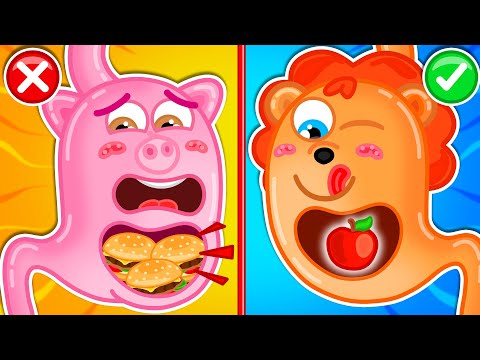 Lwiątko | Zdrowe odżywianie | Kreskówka dla dzieci | Bajki Po Polsku