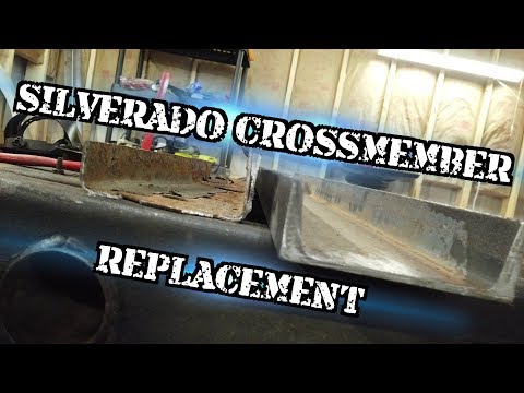 Replacing a rusted cross member on my 2007 Silverado