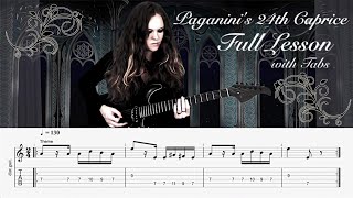 Download lagu Paganini's 24th Caprice | Full Guitar Lesson with TABS | BEST FINGERINGS!!!! mp3