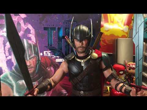 Hot Toys Gladiator Thor Deluxe Edition 1/6th Scale MMS 445 Figure Unboxing (Thor Ragnarok)