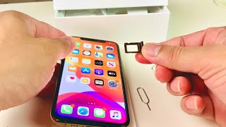 iPhone 11 Pro HOW TO: Insert / Remove a SIM Card