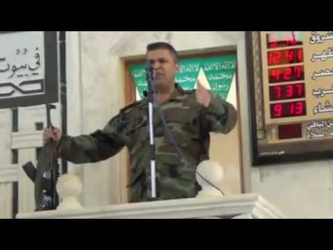 العقيد الطبيب عبد الحميد زكريا يلقي خطبة الجمعة