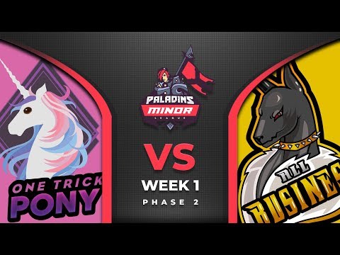 PML 2019 - Europe - Phase 2 - Week 1 - One Trick Pony vs All Business