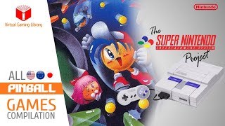 All SNES/Super Nintendo Pinball Games Compilation - Every Game (US/EU/JP)