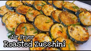 Air Fryer Roasted Zucchini | Roasted Zucchini Recipe