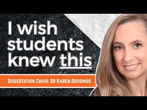 DISSERTATION CHAIR REVEALS: 5 Things New Research Students Need To Know 🎓