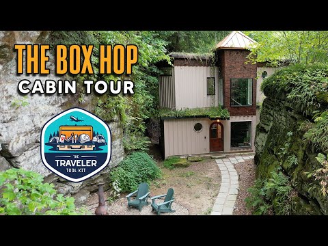 Tour the Box Hop: Stunning AirBnB Storage Container Cabin in Hocking Hills, Ohio