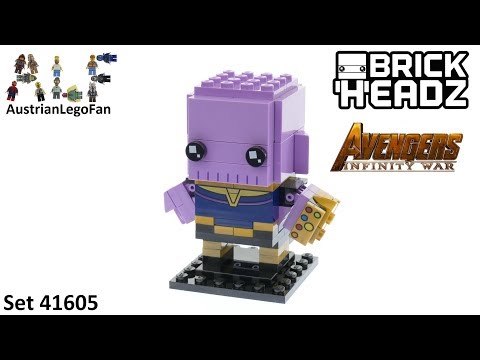 Vidéo LEGO BrickHeadz 41605 : Thanos