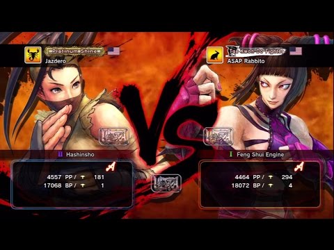 USF4 Ranked Match Jazdero (Ibuki) vs ASAP Rabbito (Juri)