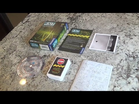 EXIT THE GAME THE SECRET LAB CUSTOMER REVIEW AND HOW TO PLAY DEMONSTRATION DEMO EXIT GAMES REVIEWS
