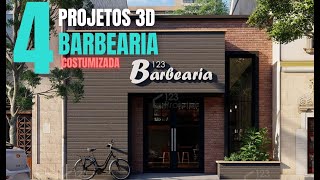 PROJETOS DE BARBEARIAS TEMATIZADAS  GARANTA SEU PROJETO