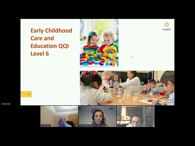 Portobello Virtual Open Evening - Early Years Department