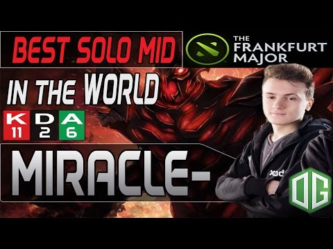OG Miracle- The BEST SOLO MID Player In The World , 8 0 0 0 MMR !!