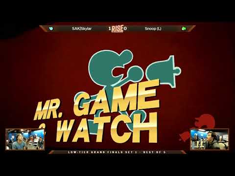 Rise 2018 Low-Tier Grand Finals - SAK|Skylar (Game & Watch) vs Snoop (Yoshi)