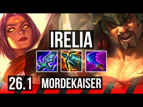 IRELIA vs MORDEKAISER (TOP) | 52K damage, Lethal Tempo | EUNE Master | 26.1