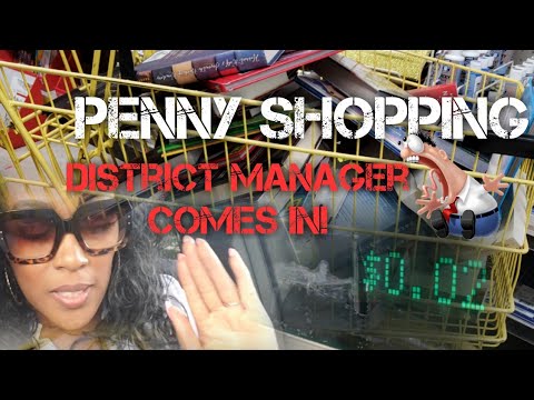 Penny Shopping in Store at Dollar General Walgreens