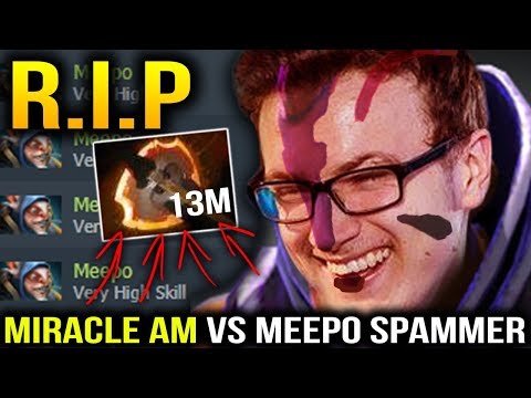 MIRACLE Anti Mage vs MEEPO Spammer with 70% Winrate Dota 2