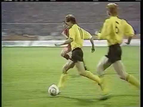 Dynamo Dresden v Aberdeen UEFA Cup 1st Round 2nd Leg 05-10-1988