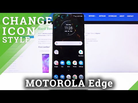 How to Change Icons Shape in Motorola Edge in – Icons Customization