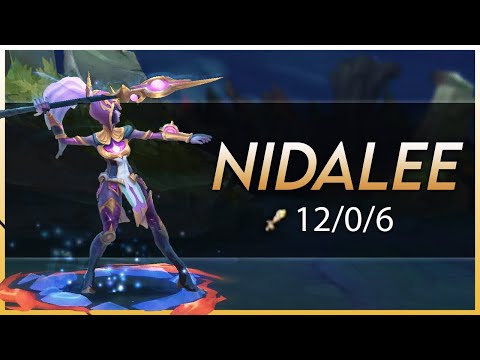 Perfect Nidalee game commentary vs. Darius jungle (lol)