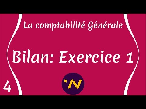 Bilan : Exercice 1 "Comptabilité générale"