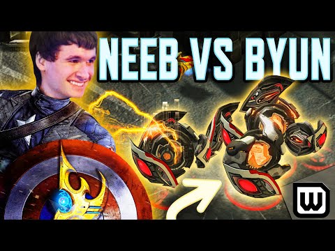 StarCraft 2: Great DEFENSE! Neeb EPIC Micro vs ByuN (Best of 5)