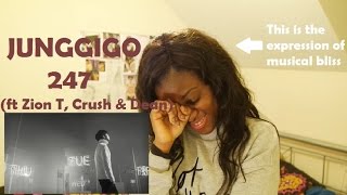 JUNGGIGO(정기고) - 247(일주일) (Feat. Zion.T, Crush, DEAN) MV REACTION