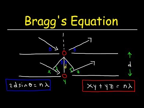 Bragg's Equation For X-Ray Diffraction In Chemistry - Practice Problems