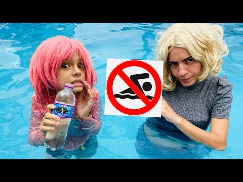 REGRAS DE CONDUTA para CRIANÇAS na PISCINA 2 Rules of Condut for Children