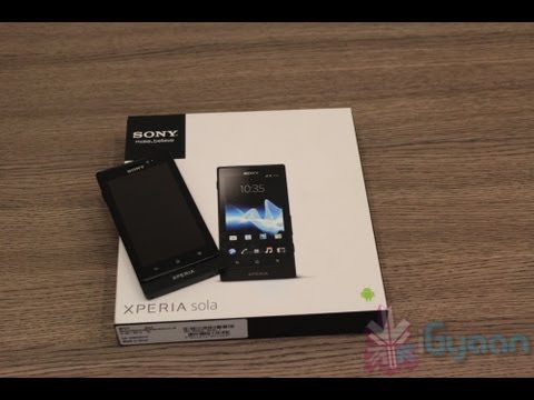 Sony Xperia Sola Unboxing Hands on Review - iGyaan
