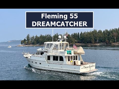 Fleming 55 DREAM CATCHER - 2004 - Fleming Yachts 55 Pilothouse Motoryacht Walkthrough video
