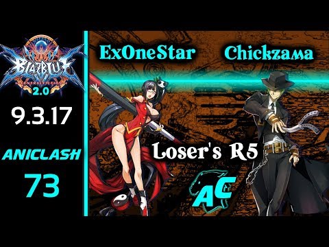 AniClash 73 - Chickzama (Hazama) vs ExOneStar (Litchi) Loser's R5 - Blazblue CF 2