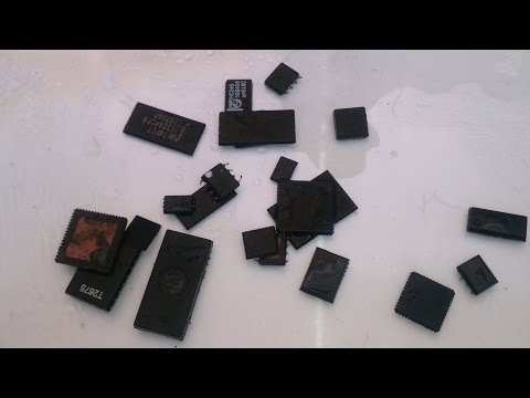 Preprocessing Chips For Gold Extraction