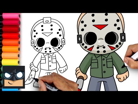 How To Draw Jason Voorhees | Friday the 13th